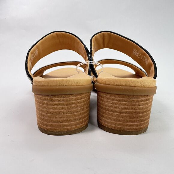 Dansko Womens Theresa Multi-Strap Slip-On Sandal Size 42 Metallic Leather Suede - Picture 6 of 11